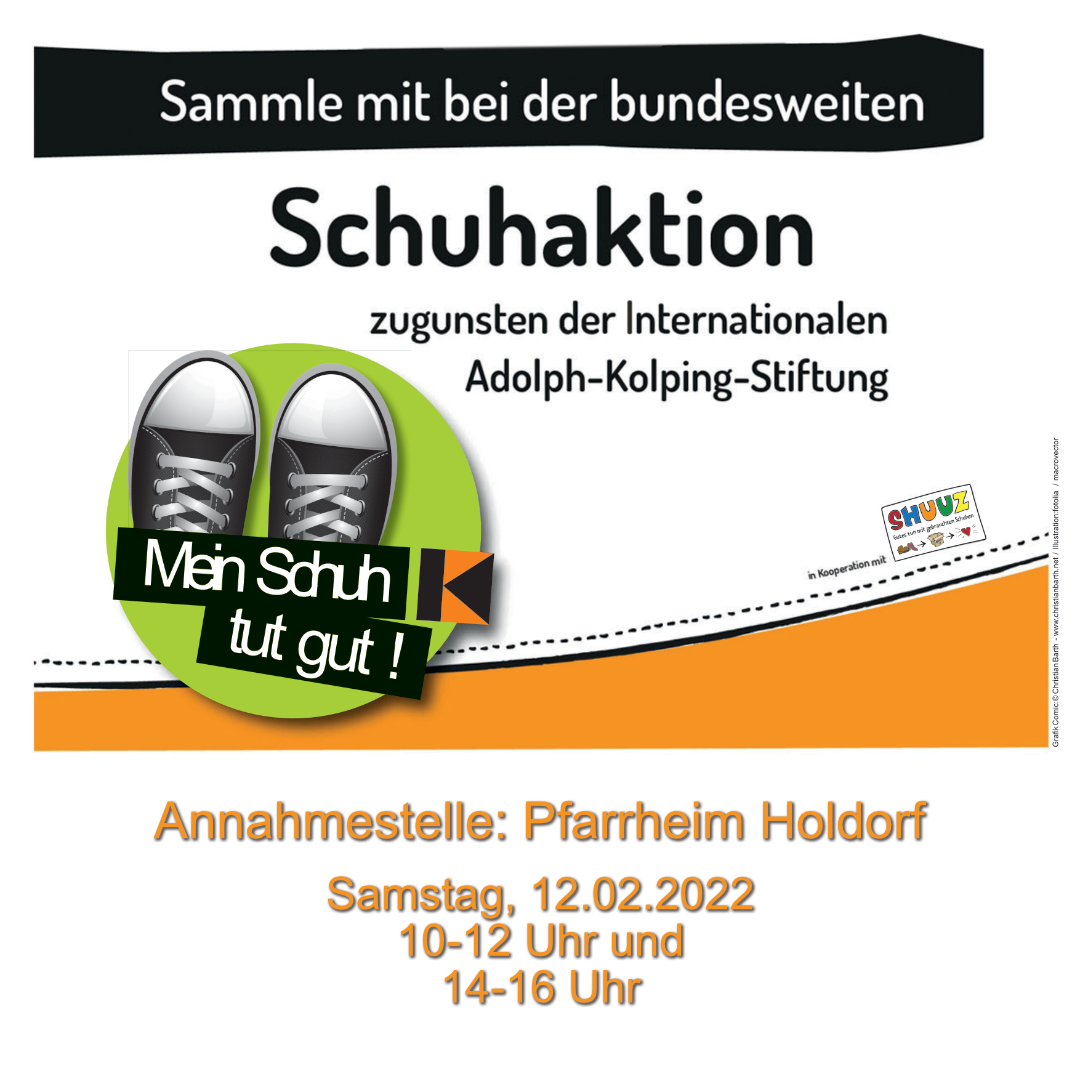 Schuhaktion Plakat 2022